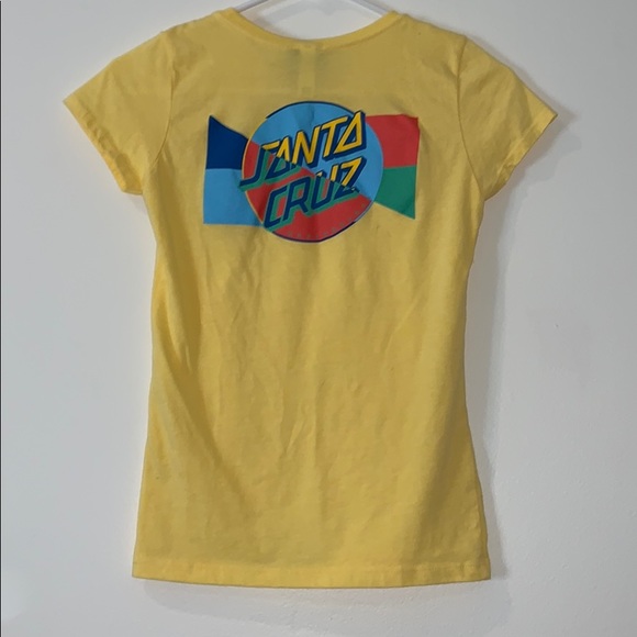 YELLOW KIDS SANTA CRUZ T-SHIRT - Picture 2 of 4